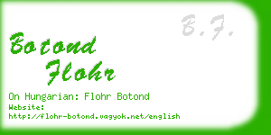 botond flohr business card